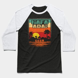 Hafa Adai Guam Seal Baseball T-Shirt